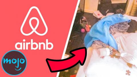 Horrified couple finds hidden camera pointed at Airbnb bed