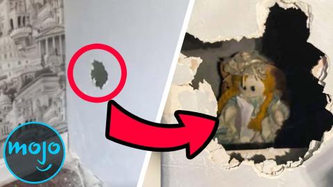 Top 10 Creepiest Things Found Inside Walls