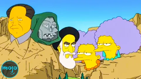 Top 10 Times The Simpsons ROASTED Politics