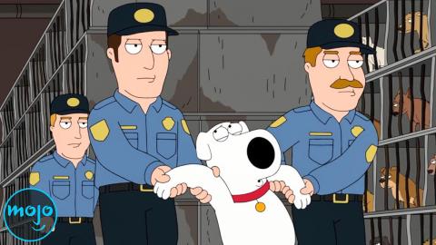 Top 10 Times Brian Griffin Got What He Deserved on Family Guy