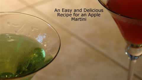 Video Drink Recipe: Apple Martini