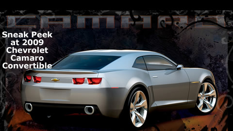 Profile On Chevy Camaro Convertible Concept