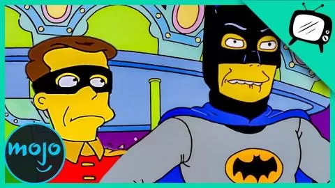 ¡Top 10 Veces que Los Simpson se BURLARON de otros Programas de TV!