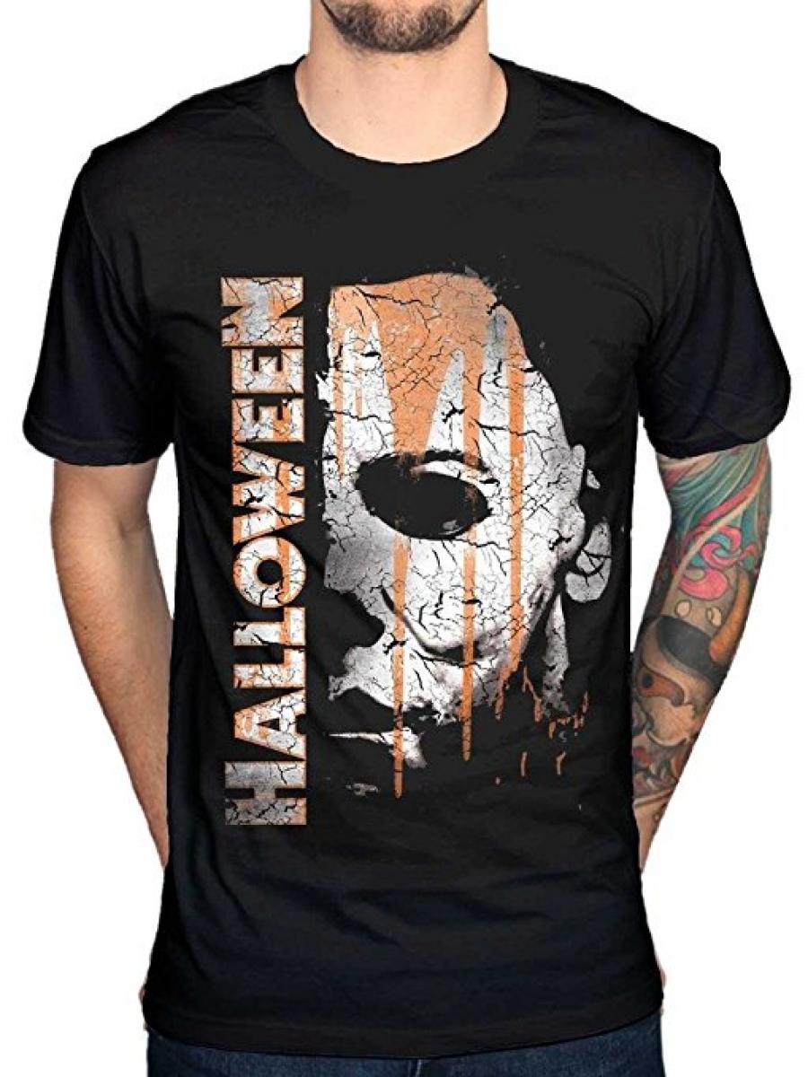 Official Halloween Mask And Drips T-Shirt