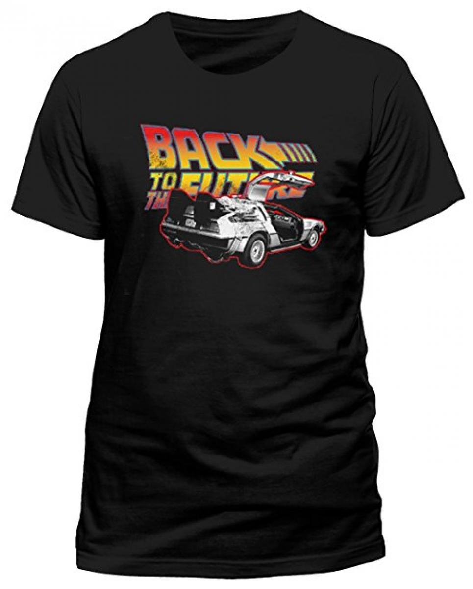 Back To The Future 'Logo And Delorean' T-Shirt