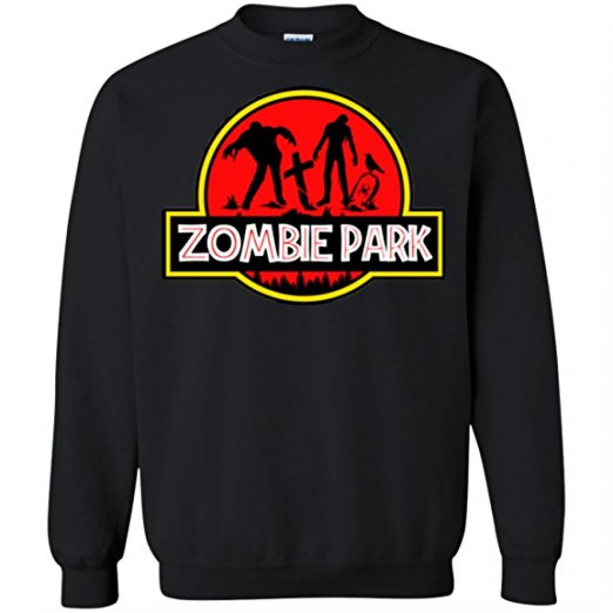 Zombie Park Jurassic Parody Sweatshirt