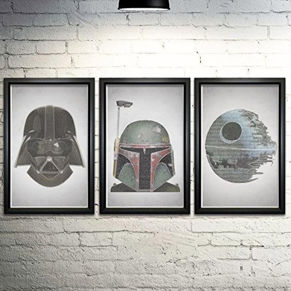 Star Wars Word Art Print Three Set