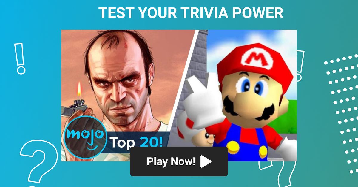 WatchMojo | Trivia | Top 20 Video Games Of All Time