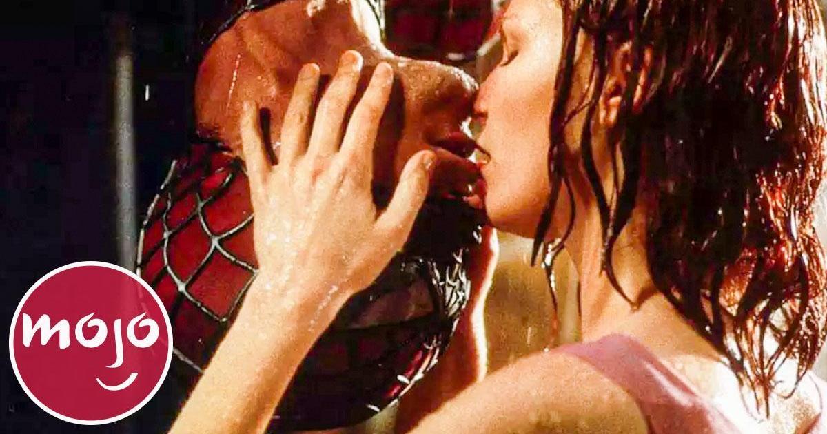 spiderman mary jane kiss scene