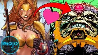 Top 10 Seriously Messed Up Superhero Romances