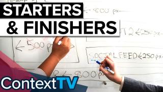 Starters, Finishers, and Those In Between