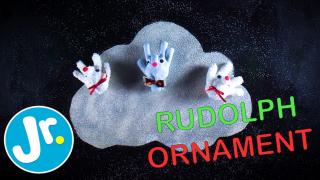 How to Make a Merry Rudolph Christmas Ornament - Crafty Cloud