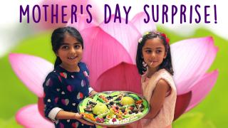 Make Edible Caterpillars and Flower Crackers! Simple snack-surprise for Mom :)