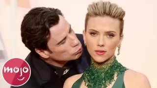 Top 10 Awkward Celebrity Kisses