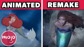 Side by Side: Iconic Scenes from Disney Animated & Live Action Remakes