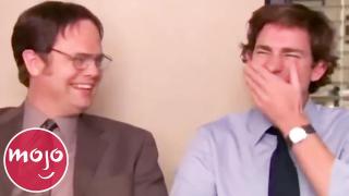 Top 10 Times John Krasinski Couldn't Keep a Straight Face on The Office