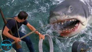 Top 10 TERRIFYING Movie Sharks