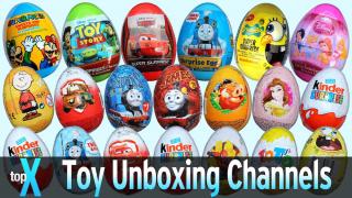 Top 10 YouTube Toy Unboxing and Surprise Eggs Channels -  TopX Ep.21