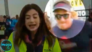 Top 10 Craziest Things To Happen to Reporters on Live TV