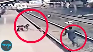 Top 10 Real Life Heroes Caught on Security Camera  