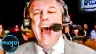 Top 10 Times Sports Announcers LOST IT on TV