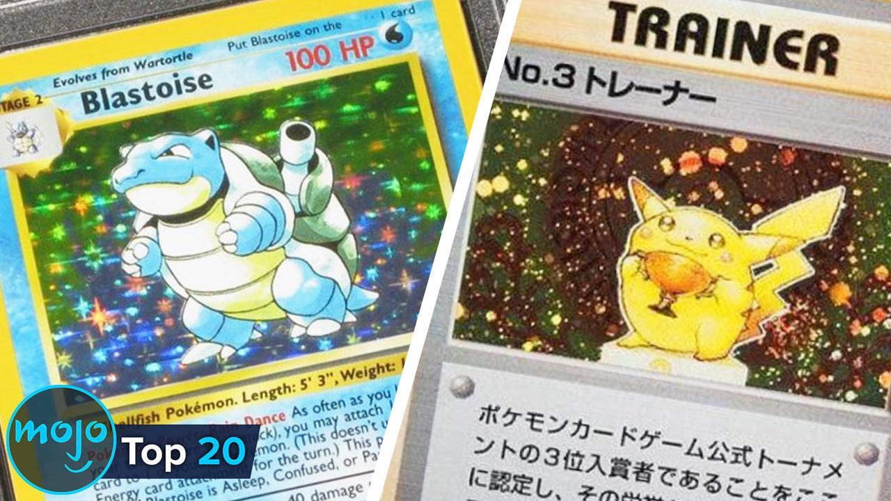 Most expensive Pokemon TCG card valued at $6,000,000, less than 20