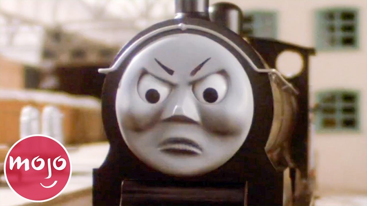 thomas the train mad face