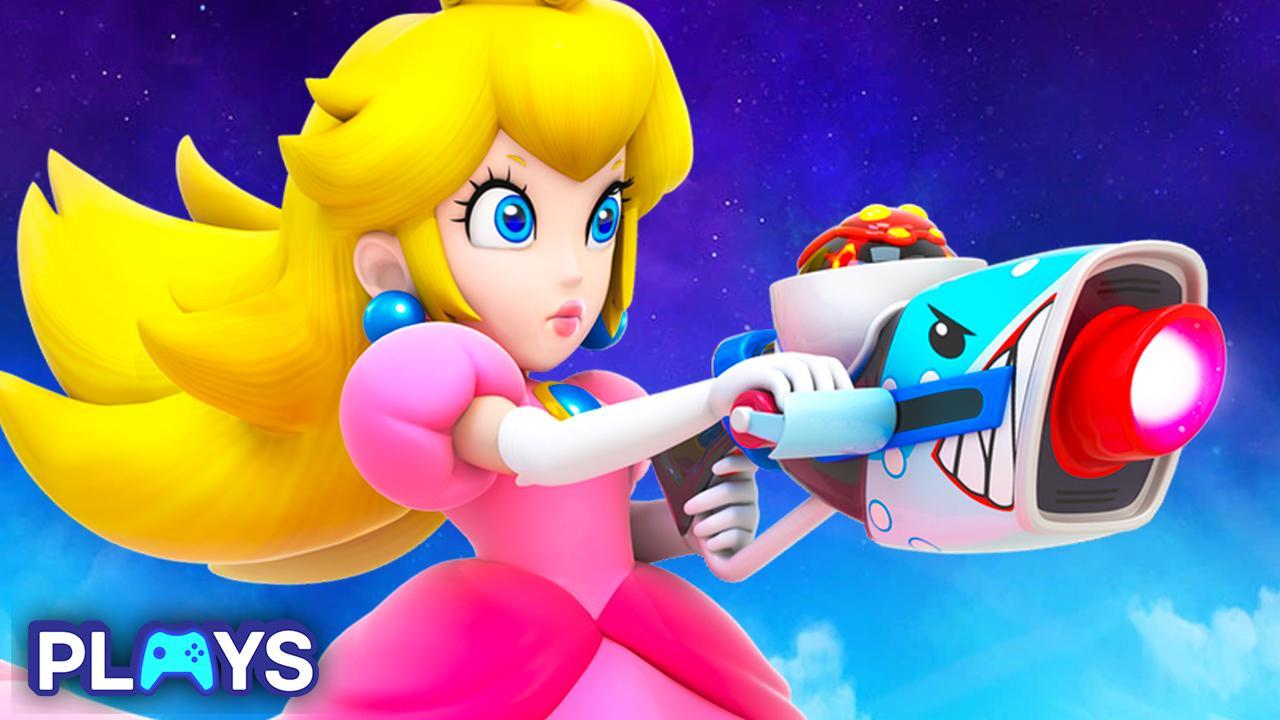 All Princess Peach outfits from Mario games, ranked by how hard