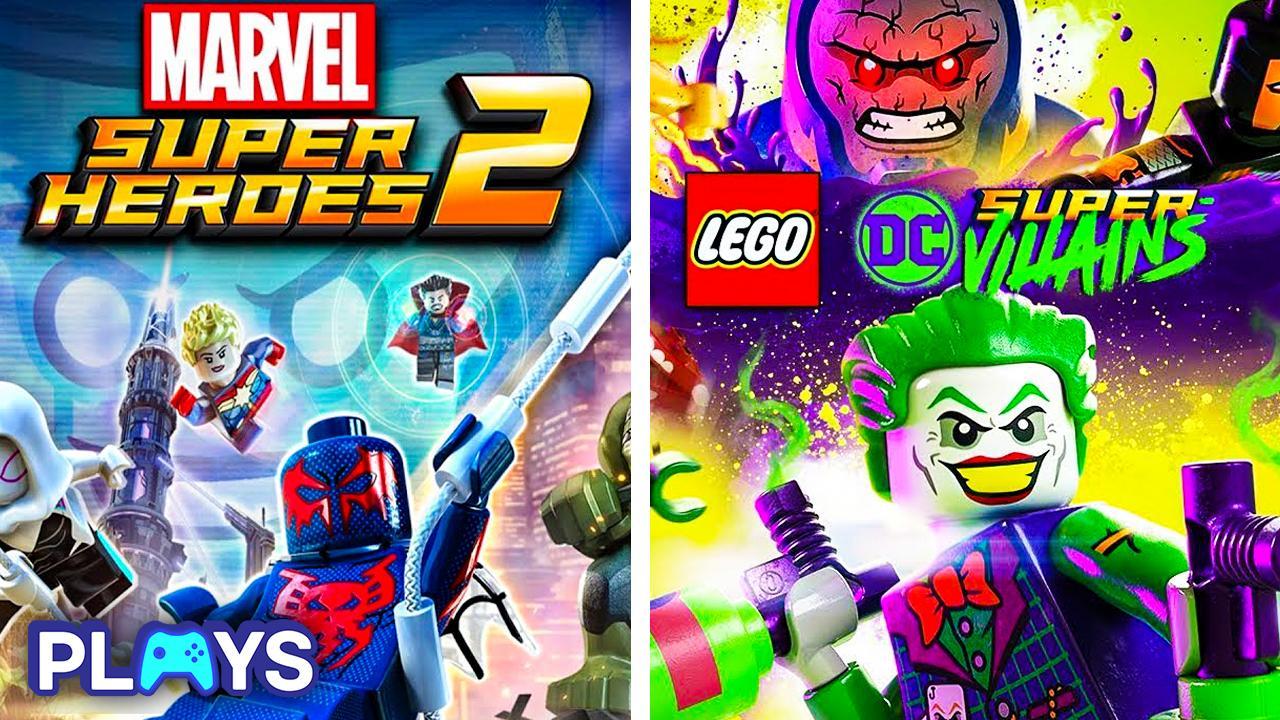 Lego Game Bundle - Marvel Avengers and DC SuperVillains - PlayStation 4 