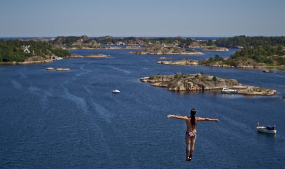Cliff Diving World Series 2012 Norway Training and Preparation