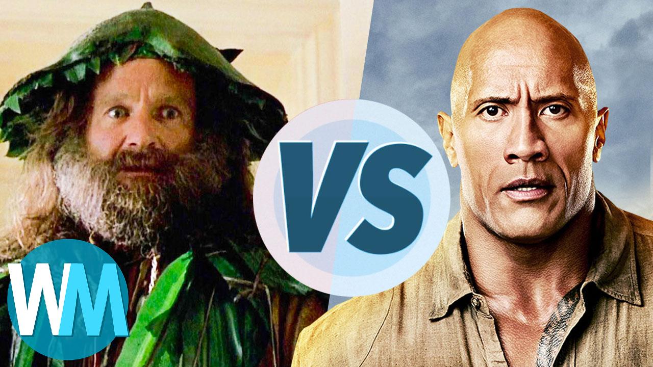 Jumanji! 1995 Vs 2017 | WatchMojo.com